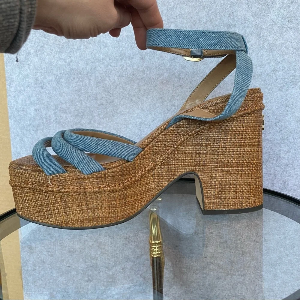 S18 Sam Edelman Women's Tibby Platform Wedge Sandal